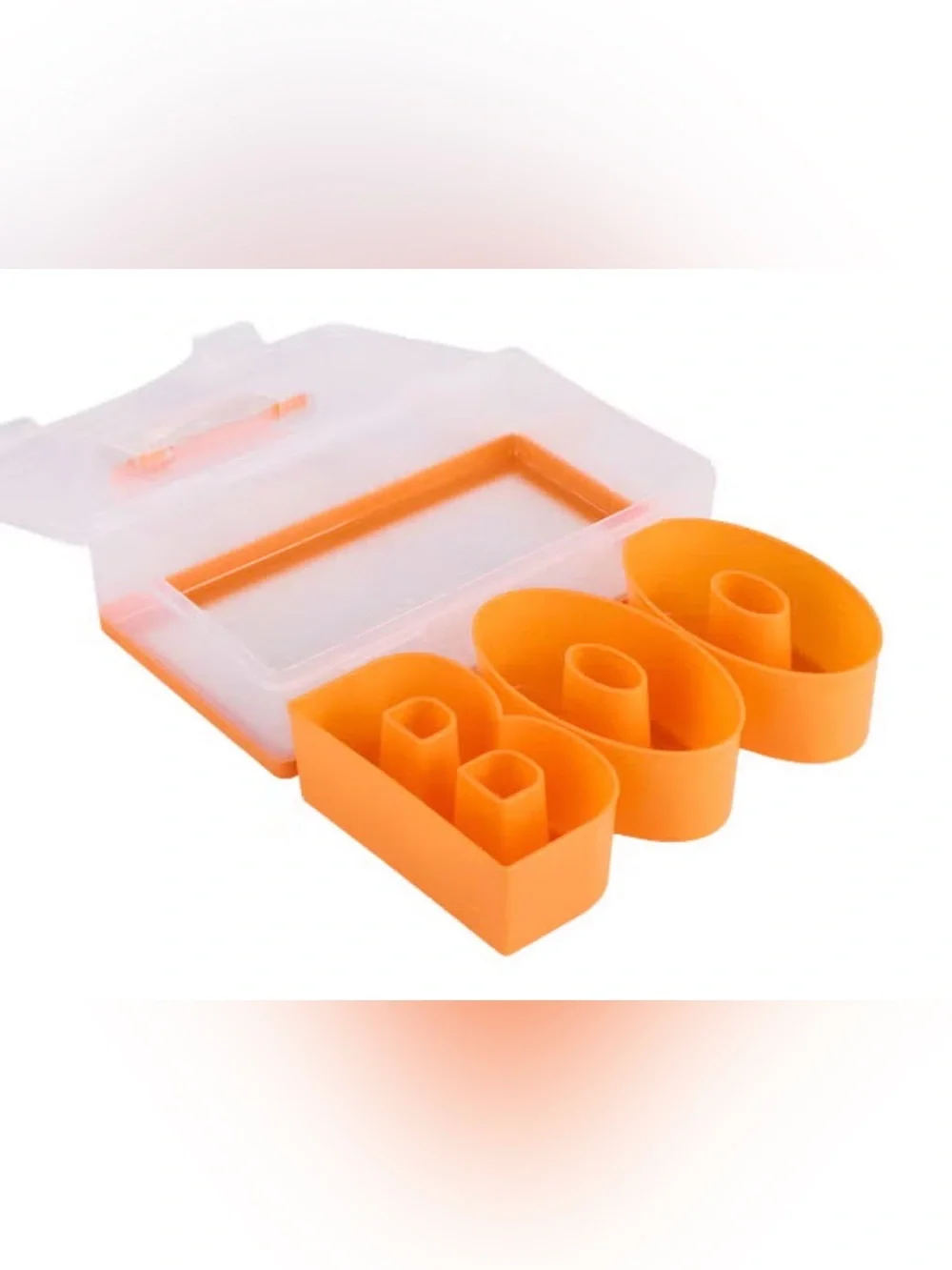 Halloween ‘ Boo ‘ Snack Box - Orange Food Storage Container